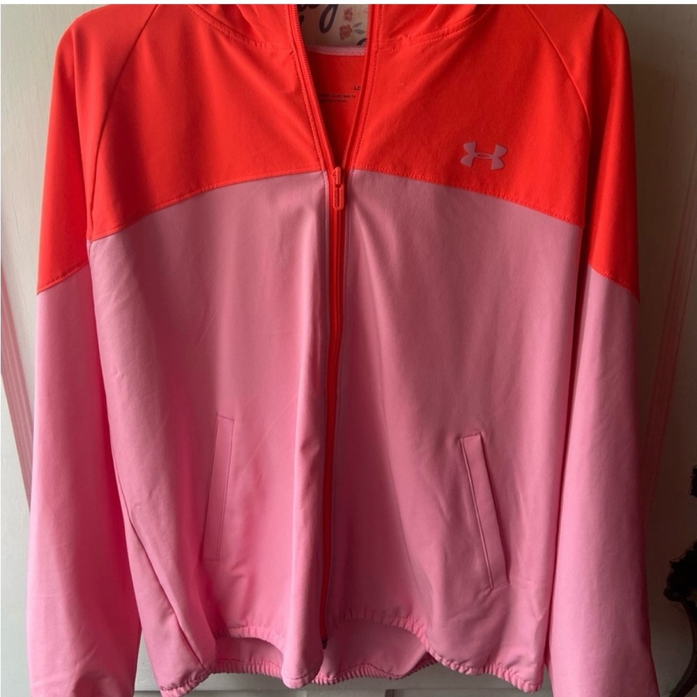 Under Armour Neon Orange Active Jacket